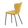 Jedálenská stolička - ALENA, Žltá látka – detail 4