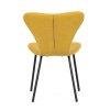 Jedálenská stolička - ALENA, Žltá látka – detail 6