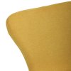 Jedálenská stolička - ALENA, Žltá látka – detail 8