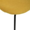 Jedálenská stolička - ALENA, Žltá látka – detail 9