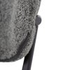 Jedálenská stolička - DANUTA, Sivá látka – detail 12