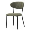 Jedálenská stolička - DANUTA, Zelená látka