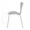 Jedálenská stolička - ANNA, Šedá plast – detail 3