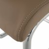 Jedálenská stolička - ABIRA, Coffee ekokoža – detail 5