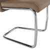 Jedálenská stolička - ABIRA, Coffee ekokoža – detail 7
