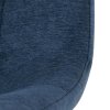 Jedálenská stolička - ALANA, Modrá látka – detail 8