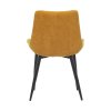 Jedálenská stolička - ALARA, Žltá látka – detail 6