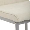 Jedálenská stolička - ANTHEA, Béžová látka – detail 3