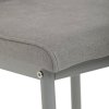 Jedálenská stolička - ANTHEA, Sivá látka – detail 3
