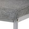 Jedálenská stolička - ANTHEA, Sivá látka – detail 19