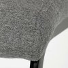 Jedálenská stolička - CORA, Sivá látka – detail 8