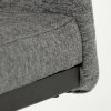 Jedálenská stolička - CORA, Sivá látka – detail 9