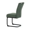 Jedálenská stolička - ELLA, Zelená látka – detail 4