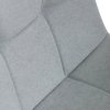 Jedálenská stolička - ERIS, Sivá látka – detail 12