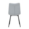 Jedálenská stolička - ERIS, Sivá látka – detail 6