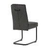 Jedálenská stolička - EVIE, Sivá látka – detail 7