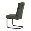 Jedálenská stolička - EVIE, Zelená látka – detail 4