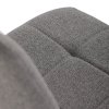 Jedálenská stolička - FAYE, Sivá látka – detail 11