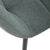 Jedálenská stolička - FAYE, Zelená látka – detail 12