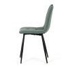 Jedálenská stolička - FAYE, Zelená látka – detail 3