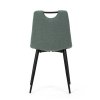 Jedálenská stolička - FAYE, Zelená látka – detail 6
