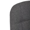 Jedálenská stolička - FRIDA, Sivá látka – detail 10