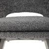 Jedálenská stolička - GALA, Sivá látka – detail 10