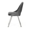 Jedálenská stolička - GALA, Sivá látka – detail 3