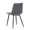 Jedálenská stolička - GISELA, Šedá látka – detail 6