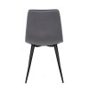 Jedálenská stolička - GISELA, Šedá látka – detail 7