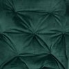 Jedálenská stolička - IRIS, Zelená zamatová látka – detail 10
