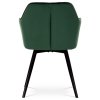 Jedálenská stolička - JANA, Zelená zamatová látka – detail 7