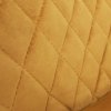 Jedálenská stolička - JANA, Žltá zamatová látka – detail 9