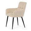 Jedálenská stolička - MAJA, Béžová látka – detail 2