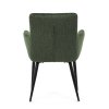 Jedálenská stolička - MAJA, Zelená látka – detail 6