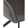 Jedálenská stolička - MIA, Sivá látka – detail 10