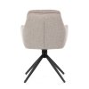 Jedálenská stolička - MIA, Béžová látka – detail 6