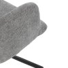 Jedálenská stolička - MILLA, Sivá látka – detail 12