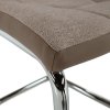 Jedálenská stolička - SALOMA, Béžová látka / ekokoža – detail 6
