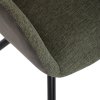 Jedálenská stolička - NADIA, Zelená látka – detail 6