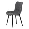 Jedálenská stolička - NALA, Sivá látka – detail 2