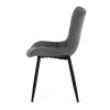 Jedálenská stolička - NALA, Sivá látka – detail 3