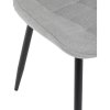 Jedálenská stolička - NALA, Strieborná látka – detail 10