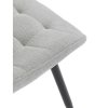 Jedálenská stolička - NALA, Strieborná látka – detail 14