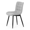 Jedálenská stolička - NALA, Strieborná látka – detail 2