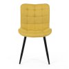 Jedálenská stolička - NALA, Žltá látka – detail 1