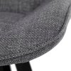 Jedálenská stolička - NIAMH, Sivá látka – detail 8