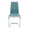 Jedálenská stolička - SALOMA, Mentolová látka / ekokoža – detail 6