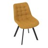 Jedálenská stolička - NIAMH, Žltá látka – detail 7
