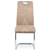 Jedálenská stolička - NYLA, Béžová látka (imitácia kože) – detail 1